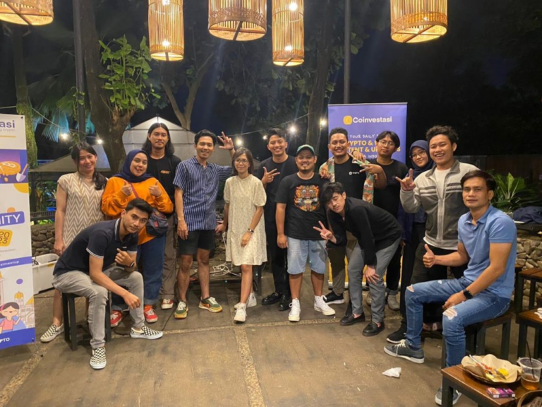 Local crypto community members gathering together